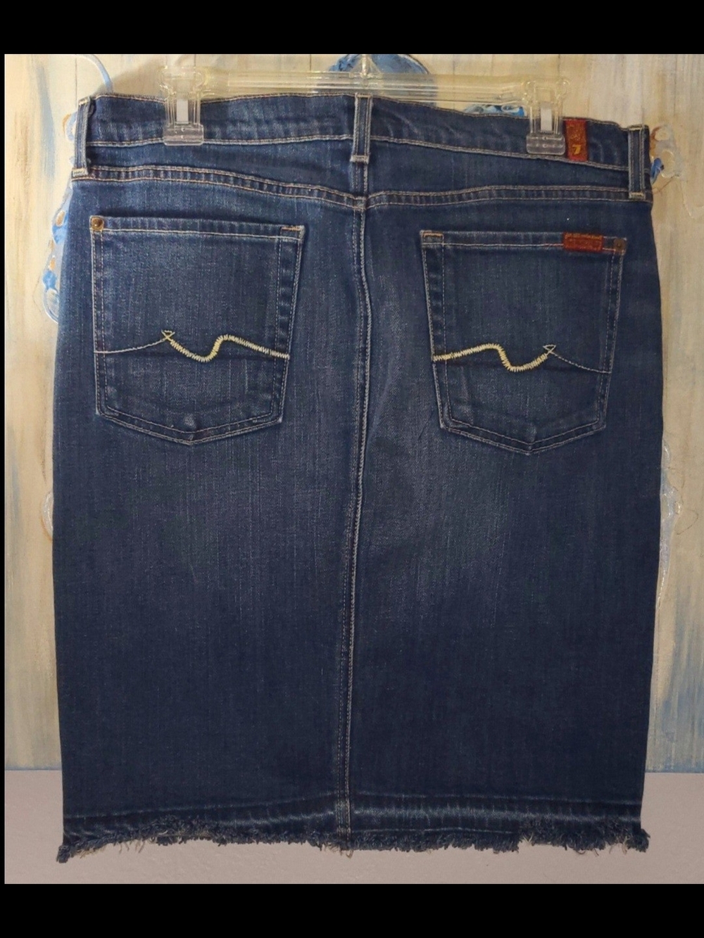 7 For All Mankind Denim Skirt